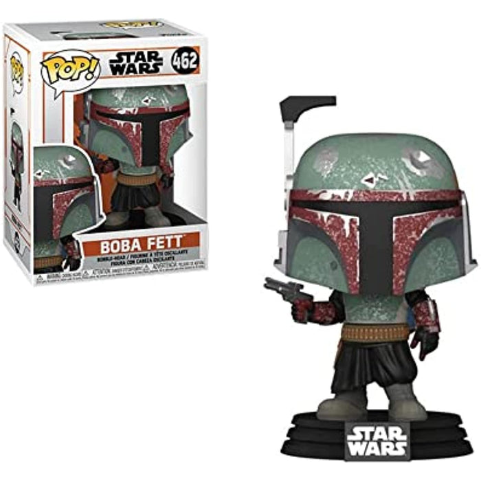 Funko POP Star Wars: The Mandalorian - Boba Fett Figure w/ Protector