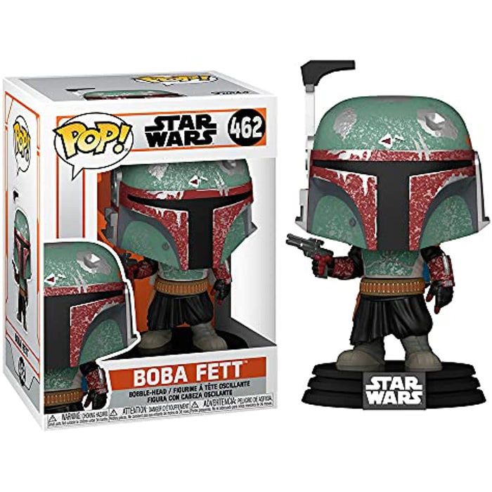 Funko POP Star Wars: The Mandalorian - Boba Fett Figure w/ Protector
