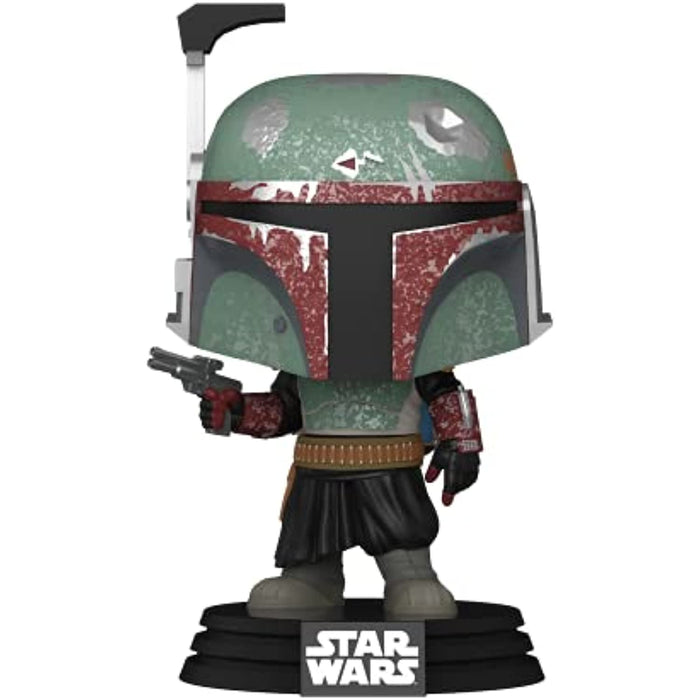 Funko POP Star Wars: The Mandalorian - Boba Fett Figure w/ Protector