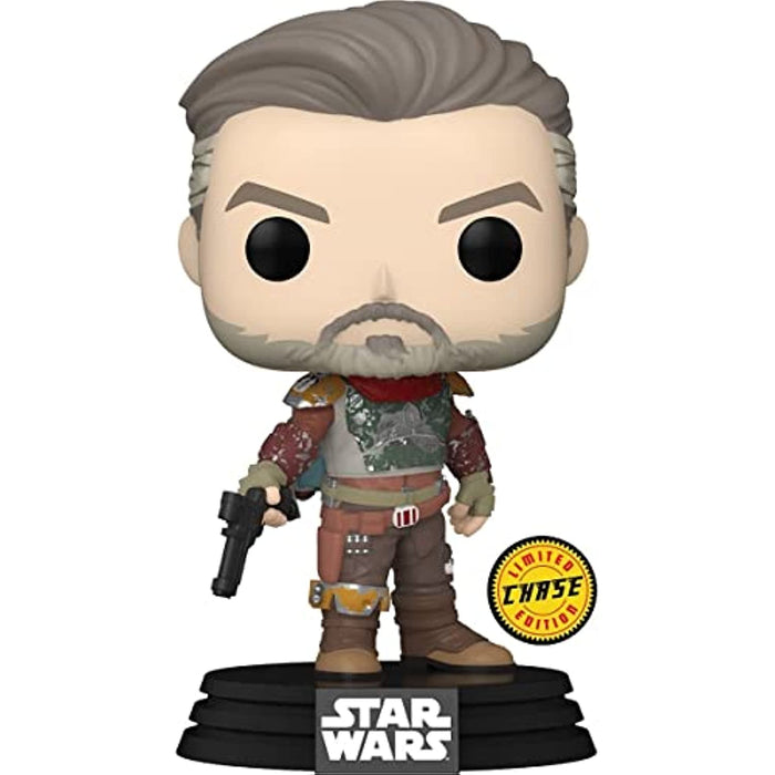 Funko Pop! Star Wars: The Mandalorian - Cobb Vanth (The Marshal) Figure w/ Protector
