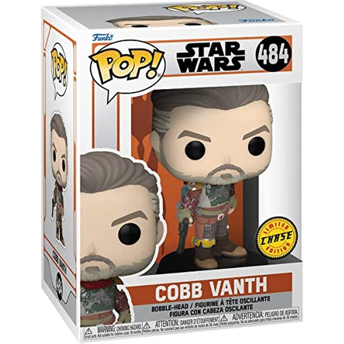 Funko Pop! Star Wars: The Mandalorian - Cobb Vanth (The Marshal) Figure w/ Protector