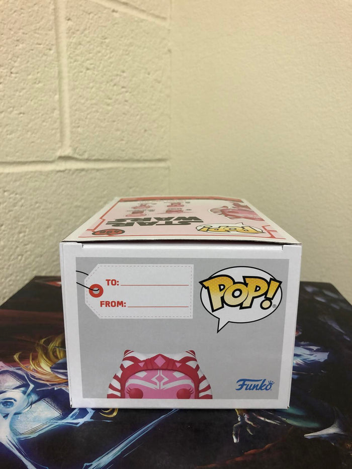 Funko POP! Star Wars: Valentines AHSOKA Figure #496 w/ Protector