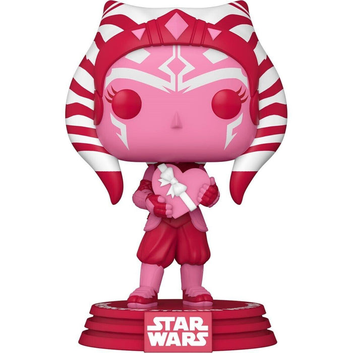 Funko POP! Star Wars: Valentines AHSOKA Figure #496 w/ Protector