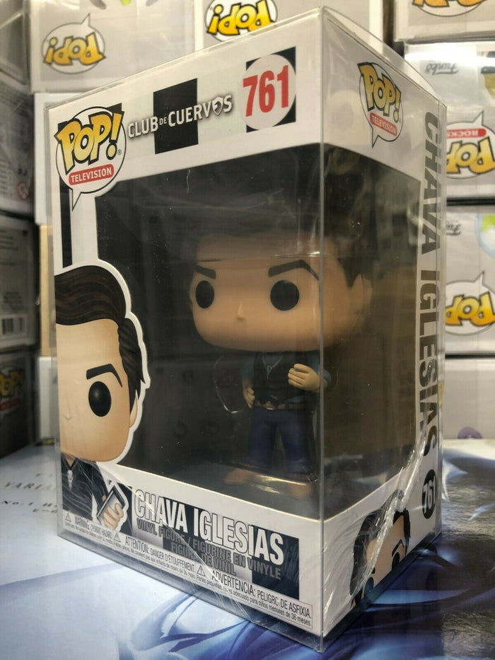 Funko POP! Television: Club de Cuervos CHAVA IGLESIA Figure #761 w/ Protector