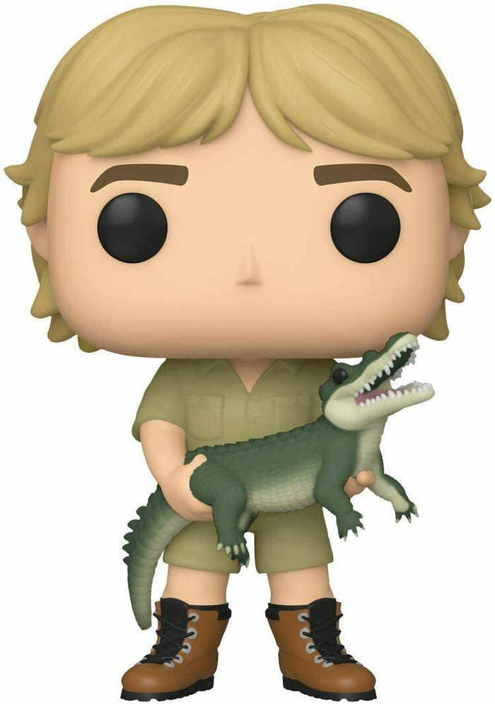Funko POP! TV:  Australia Zoo STEVE IRWIN Figure #921 w/ Protector