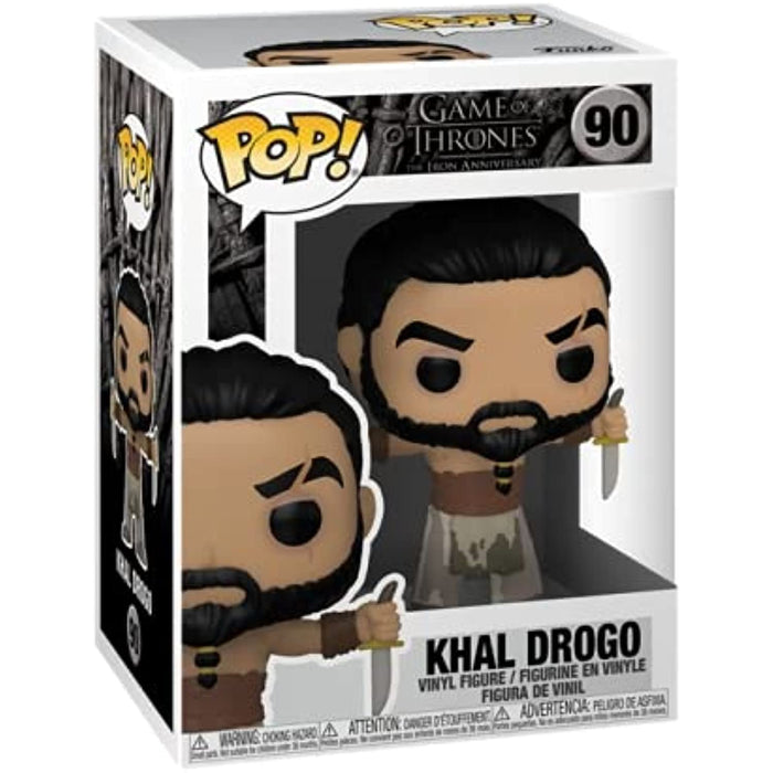 Funko POP! TV Game of Thrones KHAL DROGO Daggers Figure #90 w/ Protector