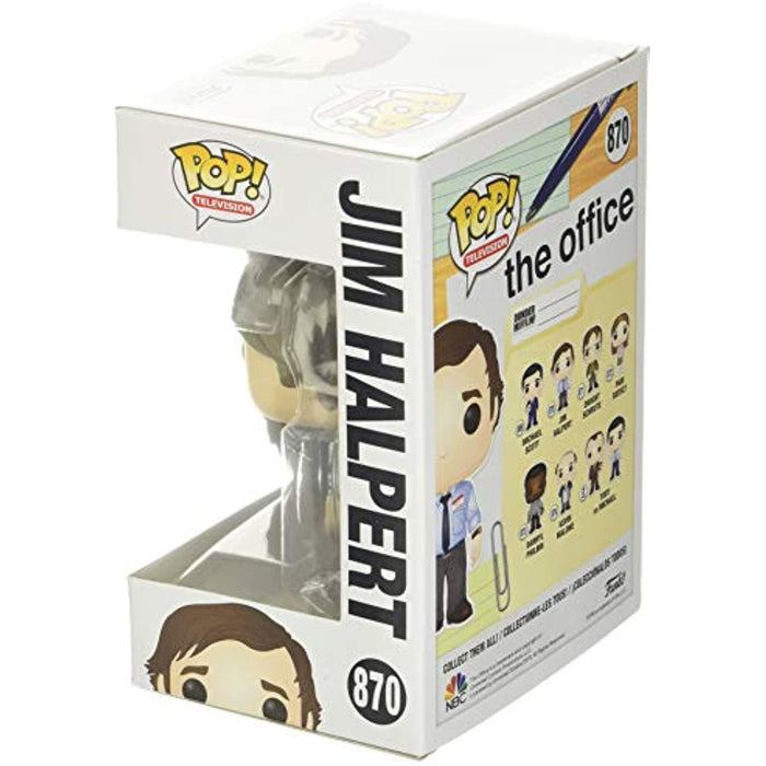 Funko POP! TV: The Office JIM HALPERT NBC Figure #870 w/ Protector