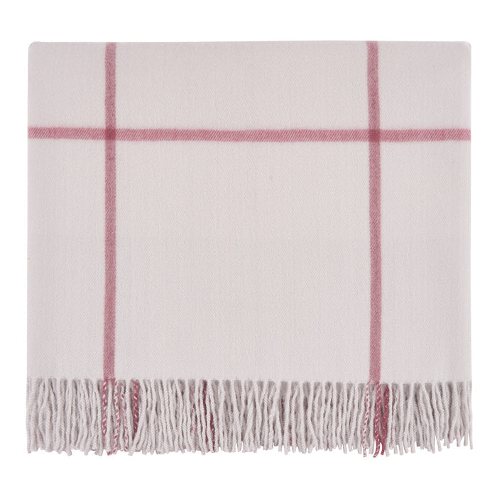 Glasgow Dove Grey Throw Blanket