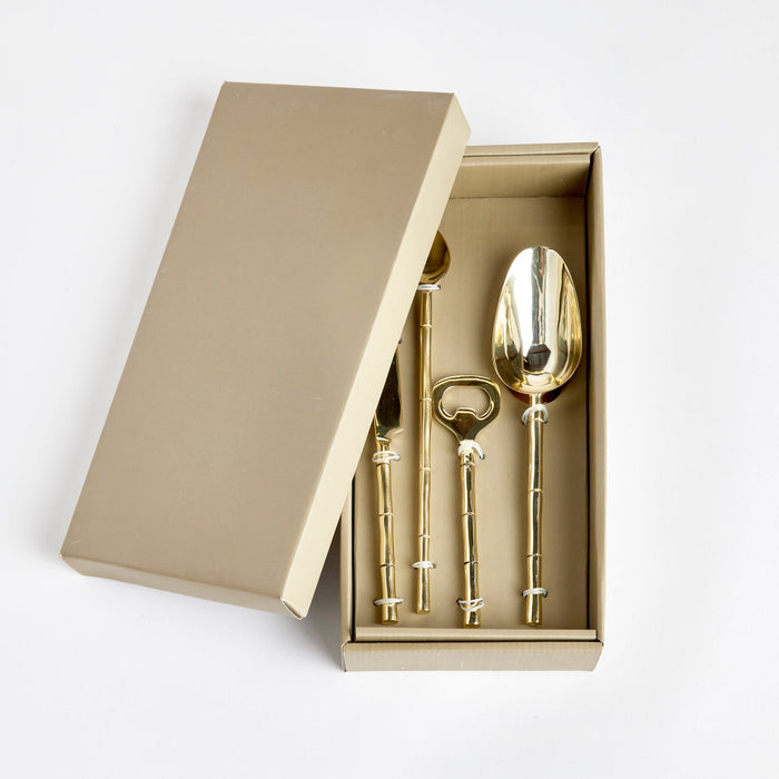 Grayton Bar Tool Set - gold in box