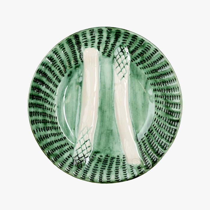 Green Asparagus Plate