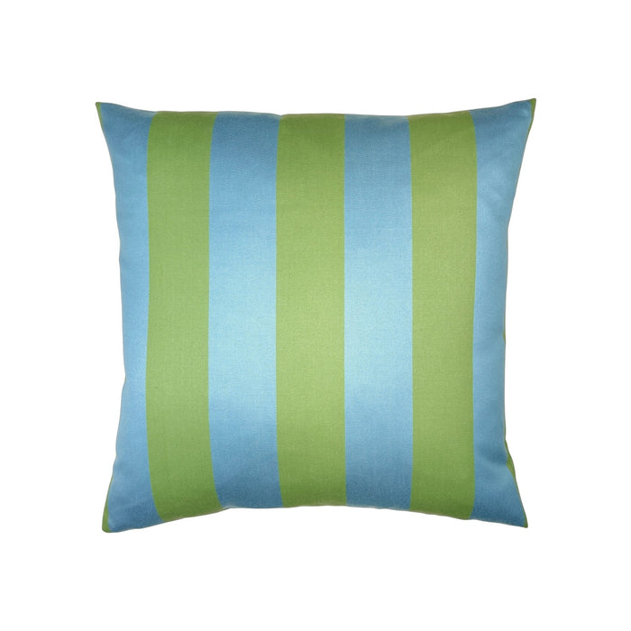 Green & Blue Striped Indoor/Outdoor Pillow - 22"