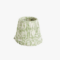 Green Floral Cordless Lamp Shade