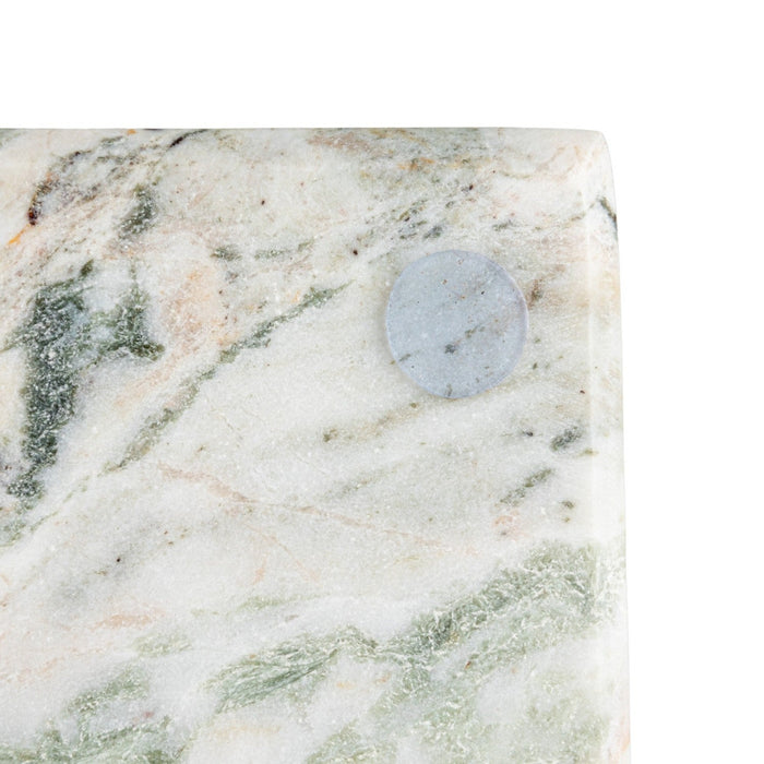 Green Marble Cheese Board Set bottom closeup