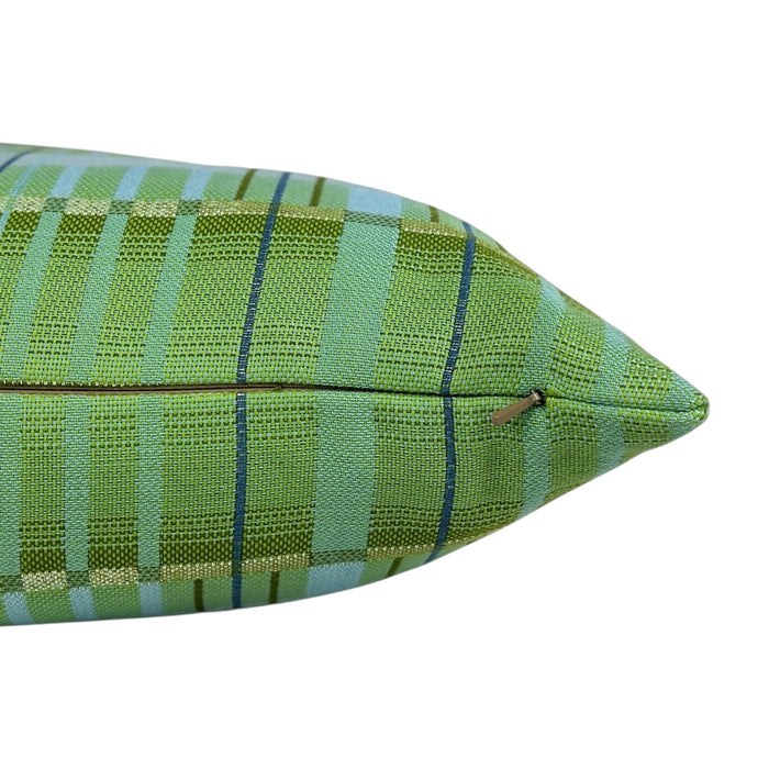 Green Plaid Indoor/Outdoor Pillow - 22"