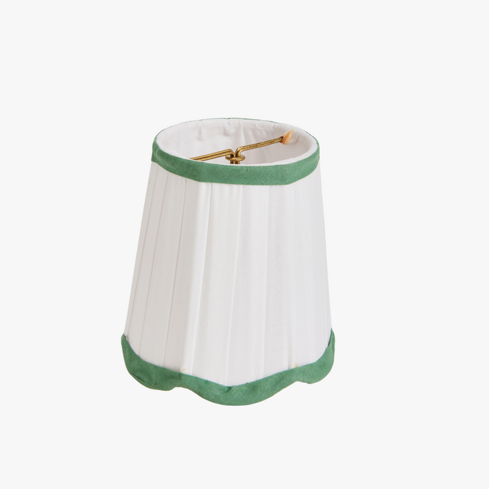 Green Trim Sconce Shade