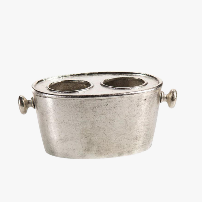 Hammered Aluminum Wine Holder