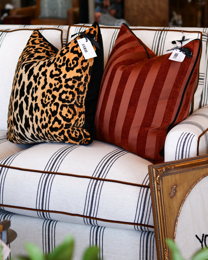 Jamil Cheetah Pillow - 22"