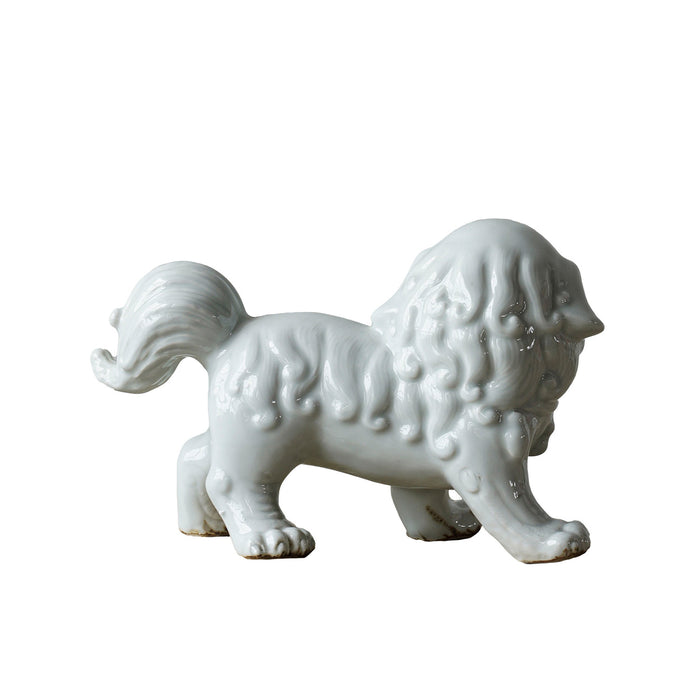 Jingdezhen Porcelain Standing Lion