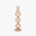 Joie Amber Glass Candlestick