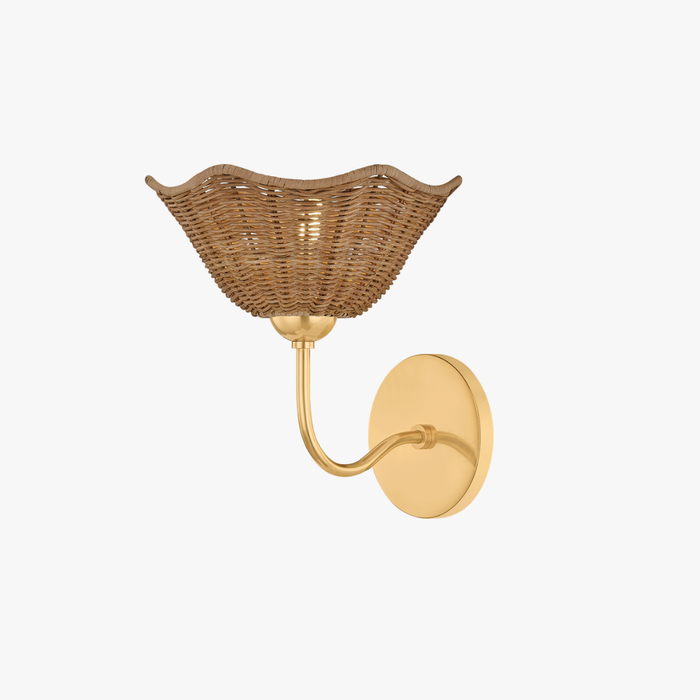 Kehlani Rattan Wall Sconce