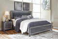 King Panel Rails Lodanna Gray