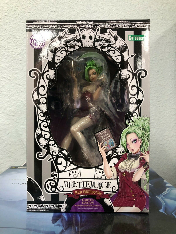 Kotobukiya BEETLEJUICE Red Tuxedo Limited Version Bishoujo Statue IN STOCK