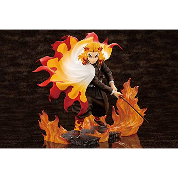 Kotobukiya Demon Slayer: Kimetsu no Yaiba: Kyojuro Rengoku ArtFX J Statue,