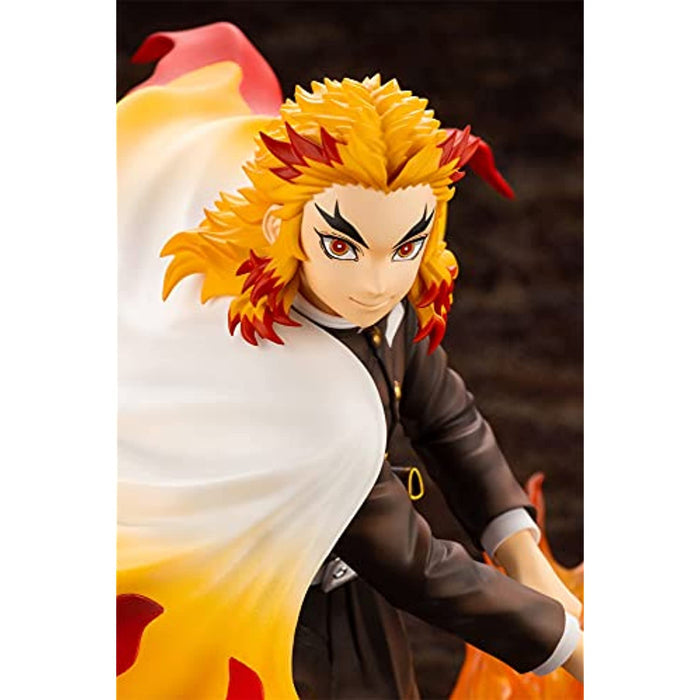 Kotobukiya Demon Slayer: Kimetsu no Yaiba: Kyojuro Rengoku ArtFX J Statue,