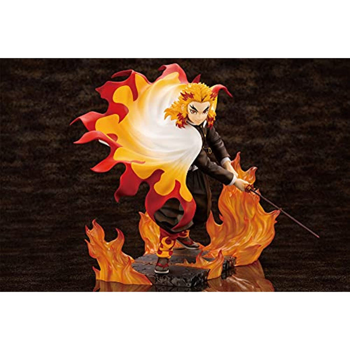 Kotobukiya Demon Slayer: Kimetsu no Yaiba: Kyojuro Rengoku ArtFX J Statue,
