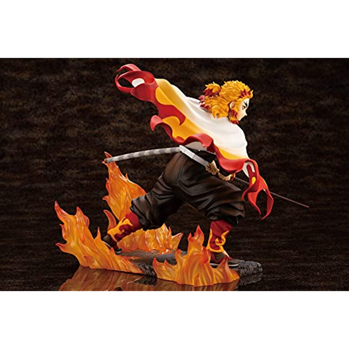 Kotobukiya Demon Slayer: Kimetsu no Yaiba: Kyojuro Rengoku ArtFX J Statue,