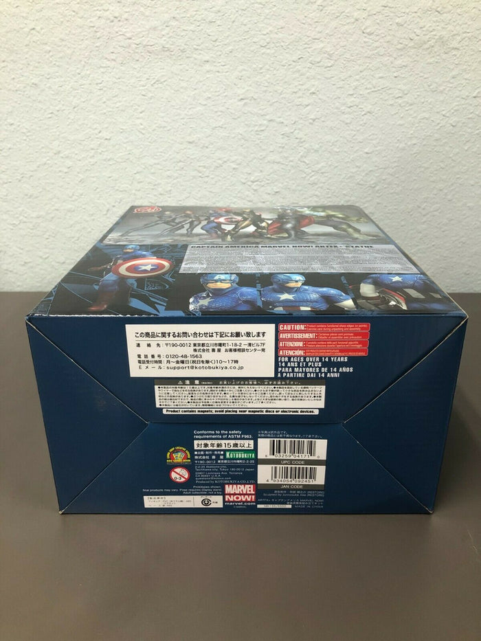 KOTOBUKIYA Marvel Now! CAPTAIN AMERICA ArtFx+ Statue 1/10 Scale