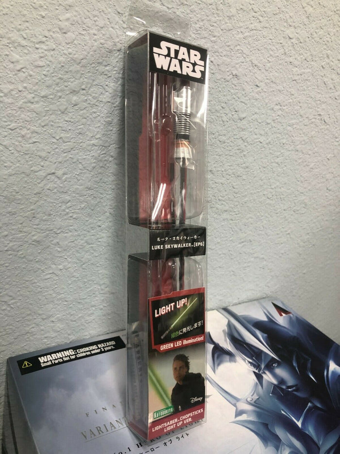 Kotobukiya Star Wars Luke Skywalker GREEN LED Light Up Lightsaber Chopsticks