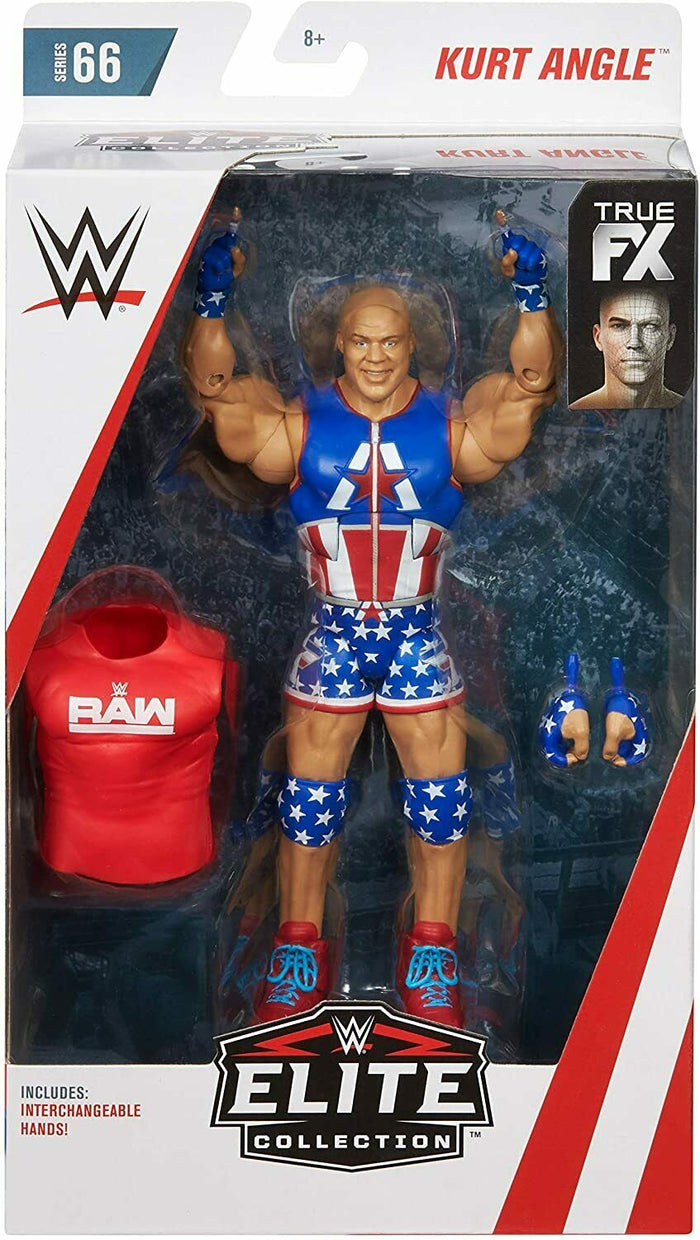 Kurt Angle - WWE Elite 66 Mattel Toy Wrestling Action Figure