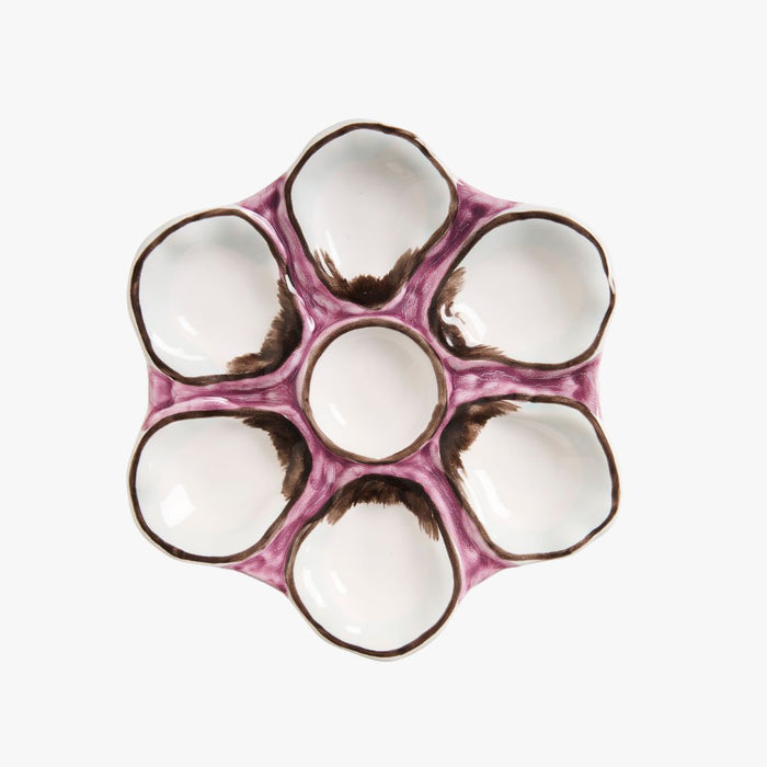Lavender Hand Painted Oyster Plate - Dear Keaton