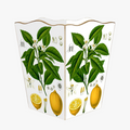 Lemon Blossom Wastebasket