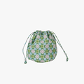 Lilac and Spring Green Jewelry Pouch