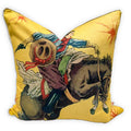 Linen Cowboy Pillow