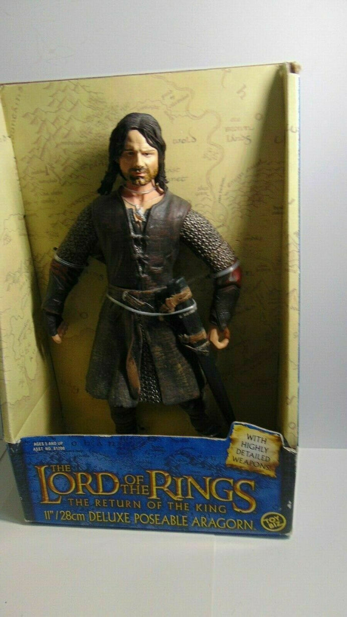Lord of the Rings Return of the King -  ARAGORN 11" Deluxe Poseable Figure NEW