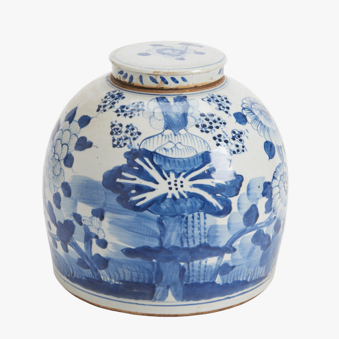 Lotus Large Ming Jar