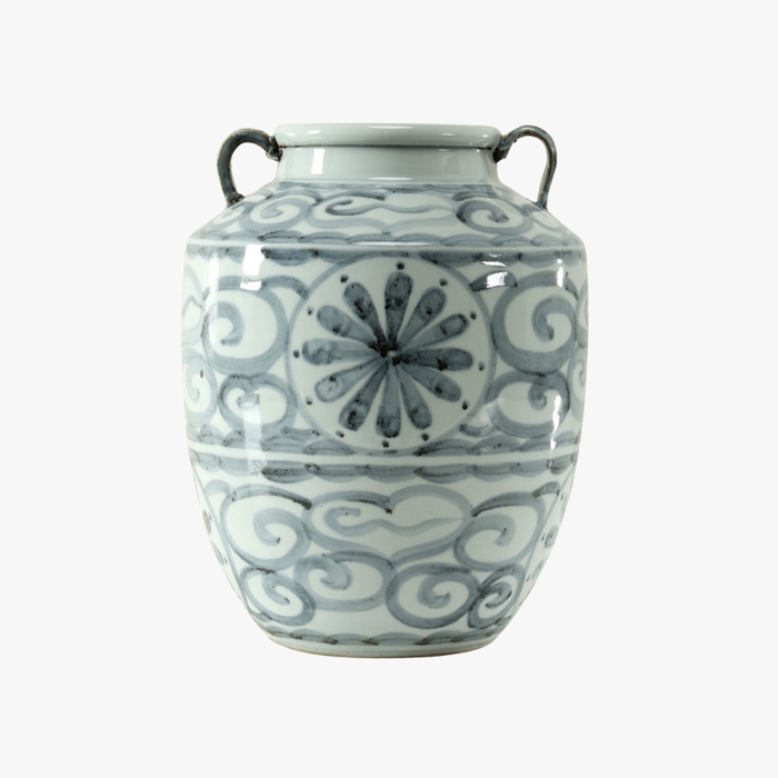 Lucky Cloud Tall Handled Pot