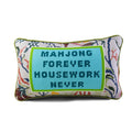 Mahjong Needlepoint Pillow - 9" x 15"