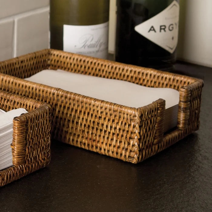 Mandalay Guest Towel Holder - warm brown