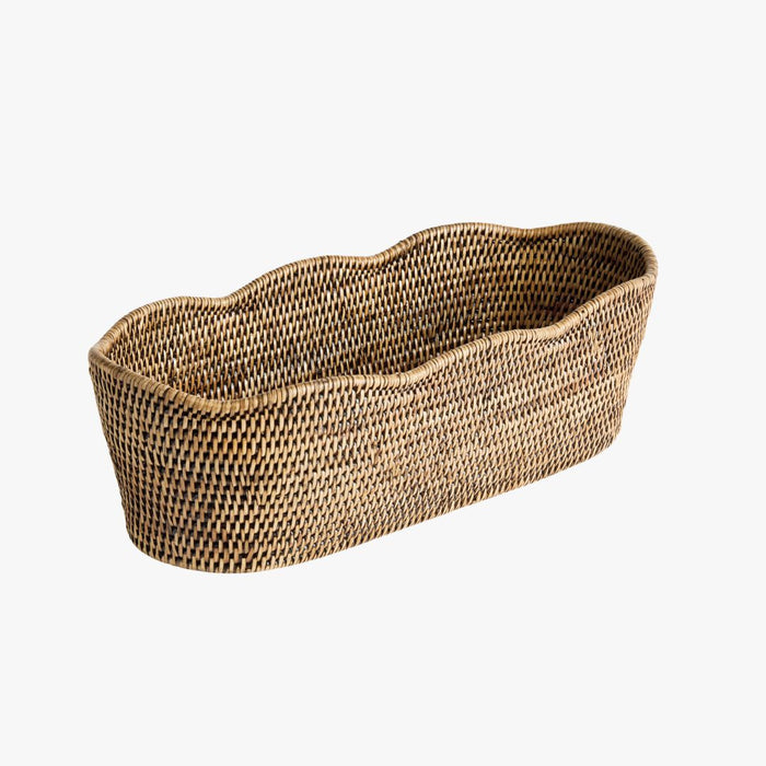 Mandalay Scalloped Oval Basket