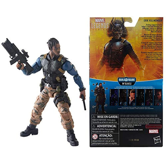 Marvel Legends ~ ERIK KILLMONGER (MILITARY) FIGURE ~ Black Panther Series 2