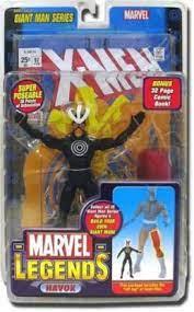 Marvel Legends Exclusive Series Action Figure Havok with Giant Man Builder Piece