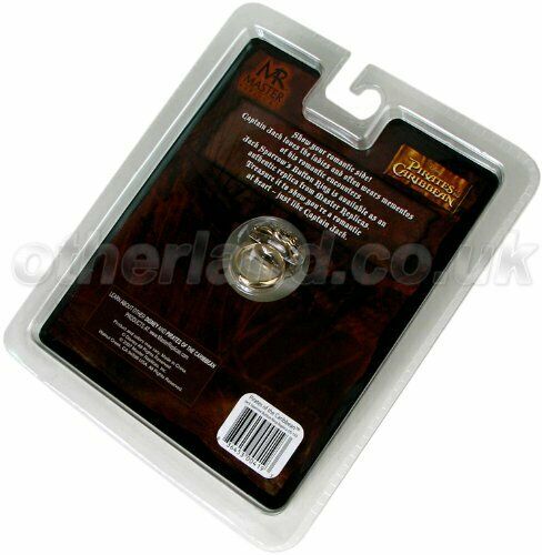 MASTER REPLICAS PIRATES OF THE CARIBBEAN JACK SPARROW BUTTON RING REPLICA
