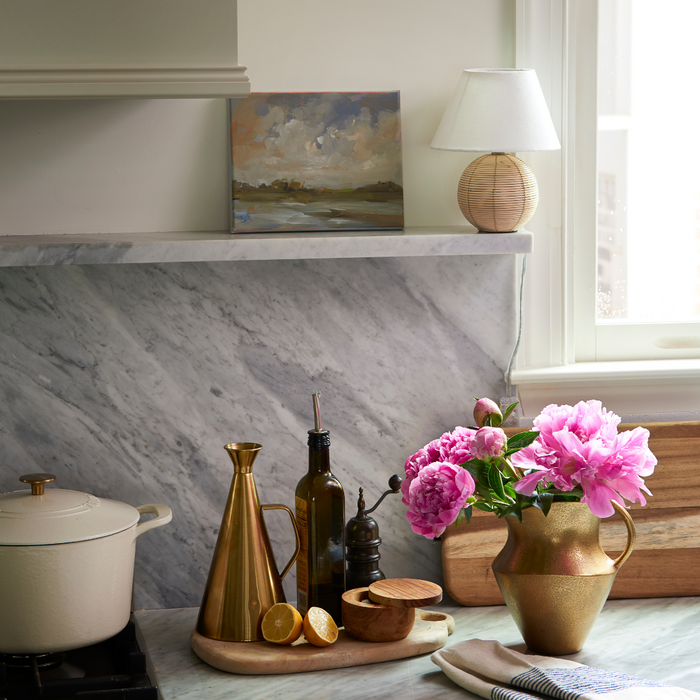 Merrit Mini Lamp styled in kitchen - Dear Keaton