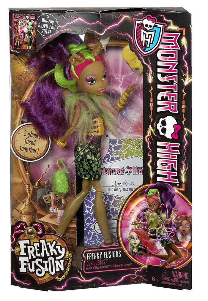 Monster High Freaky Fusion CLAWVENUS Doll NEW