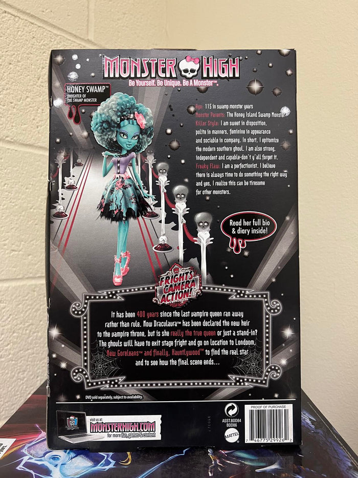 Monster High Frights, Camera, Action! HONEY SWAMP Doll
