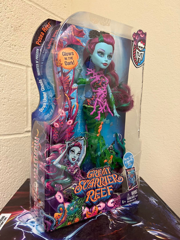 Monster High Great Scarrier Reef Down Under Ghouls POSEA REEF Doll NEW
